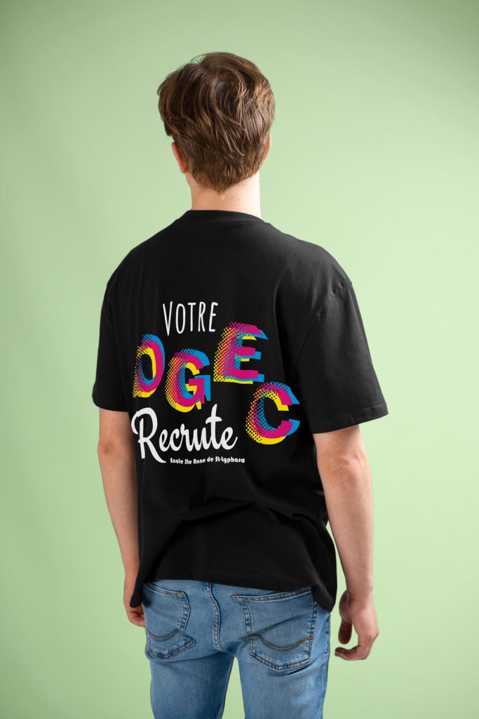 Adaptation logo sur t-shirt