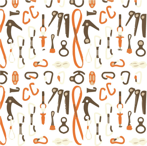 Pattern escalade pour packaging
