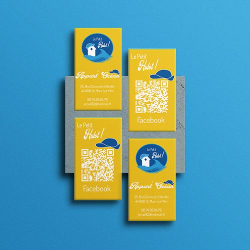 Carte de visite pour l'appartement le Petit Hulot